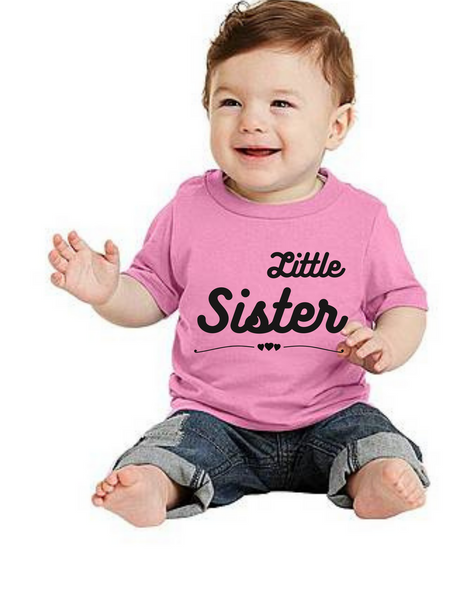 Roma liltle Sister kids Tshirt, Tshirts for siblings girls