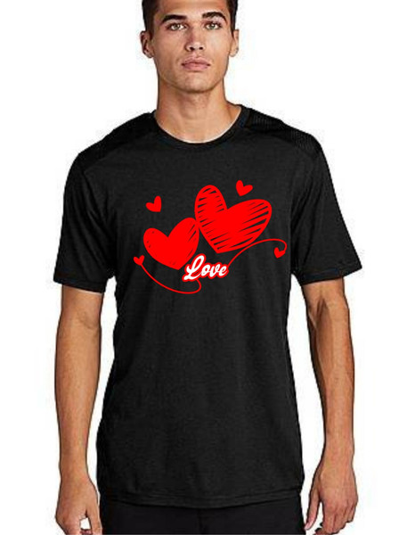 Roma Men T-Shirt  Valentine special Short Sleeve  T-shirts_Love