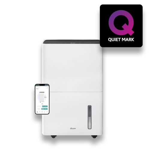 Duux Bora 20L Smart Air Dehumidifier in White