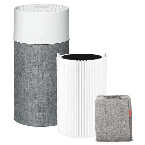 Blueair Blue 3410 Air Purifier in Grey with Filter & Winter Reed Pre-Filter Bundle