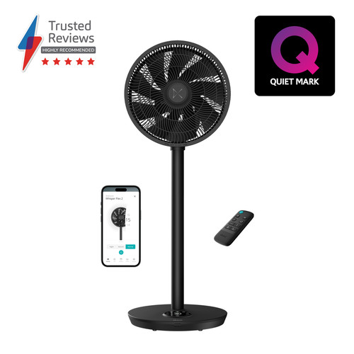 Duux Whisper Flex 2 Smart Air Fan in Black