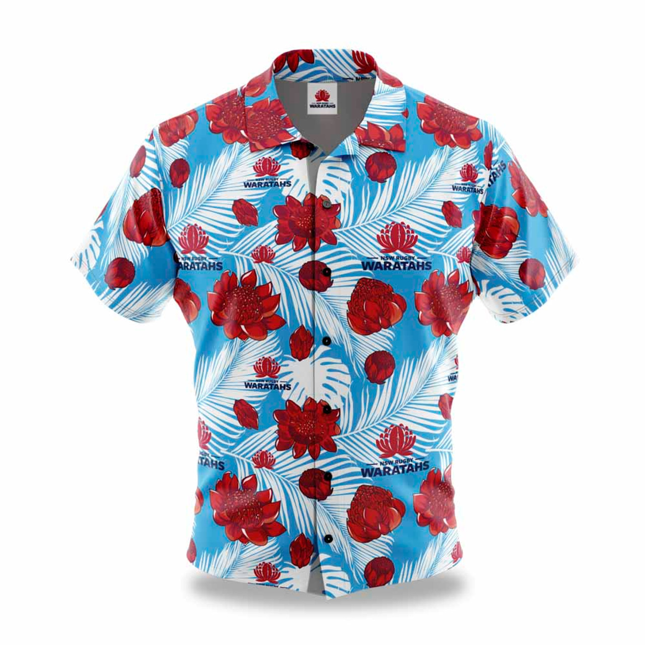 NSW Waratahs Adults Hawaiian Shirt - NSW Waratahs Store