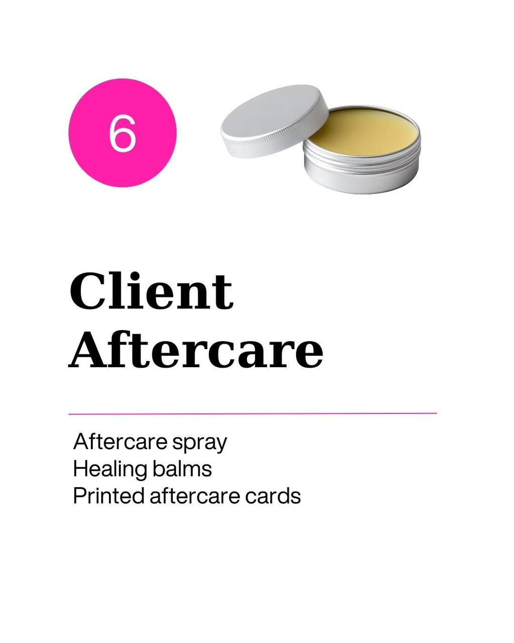 Aftercare