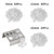 Black tattoo ink mixer set