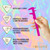 BRAWNA Brow Mapping Ruler (Pink, 0–150 mm