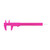 BRAWNA Brow Mapping Ruler (Pink, 0–150 mm