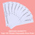 100 Disposable Brow Mapping Stickers (100 Pack, Transparent)