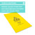 Clinical Waste Sack With Adhesive Strip To Identify And Highlight Hazardous Waste - (Pack of 50)