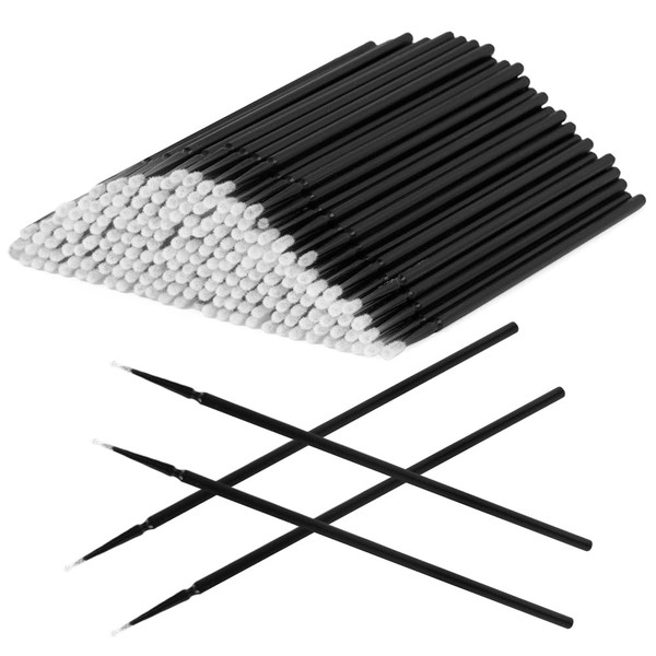 200 Pieces Microbrushes (Black)