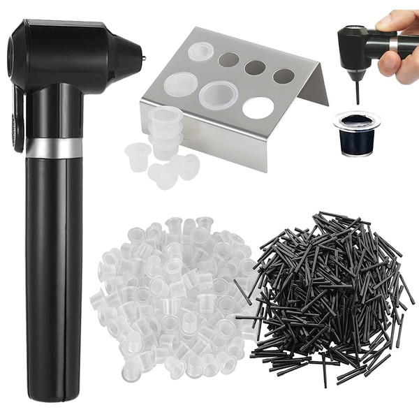 Black tattoo ink mixer set