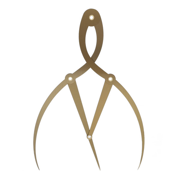 Golden Ratio Eyebrow Caliper (Gold, Stainless Steel)