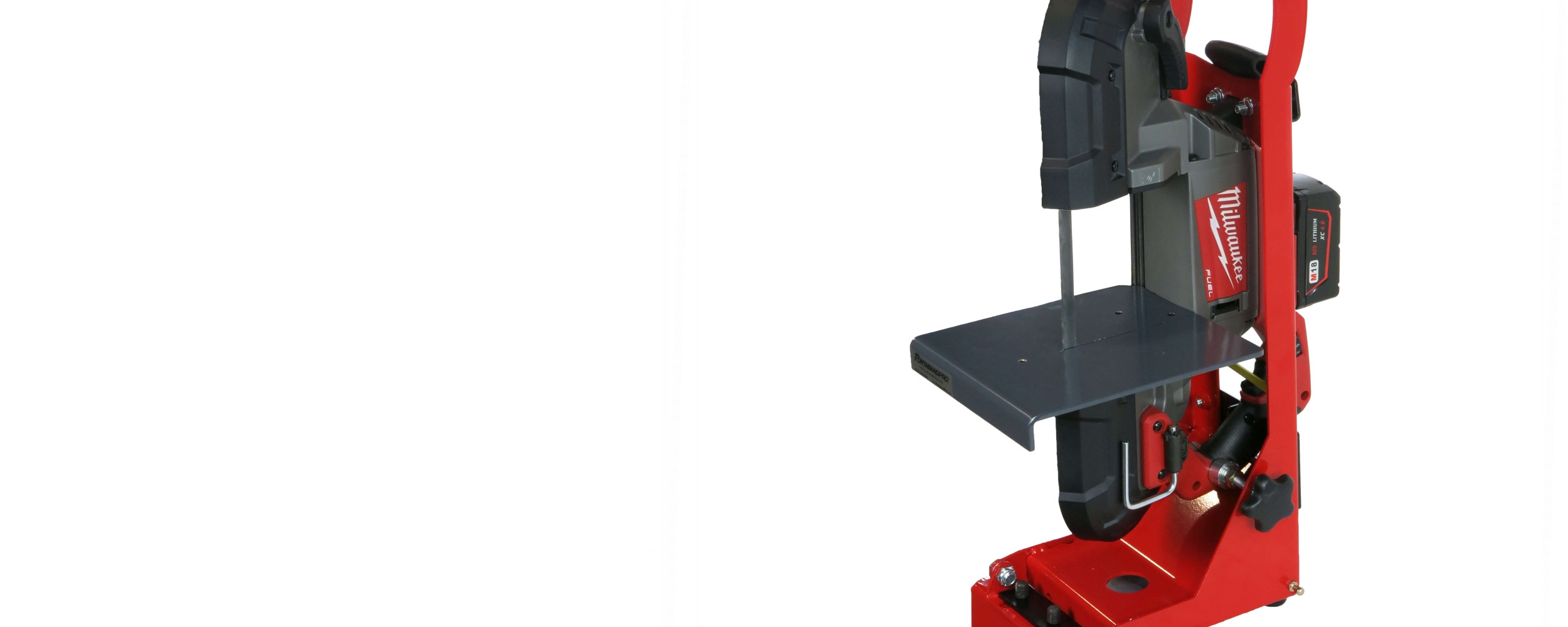 Portaband Pro Band saw Jig for Holding Milwaukee and DeWalt portable