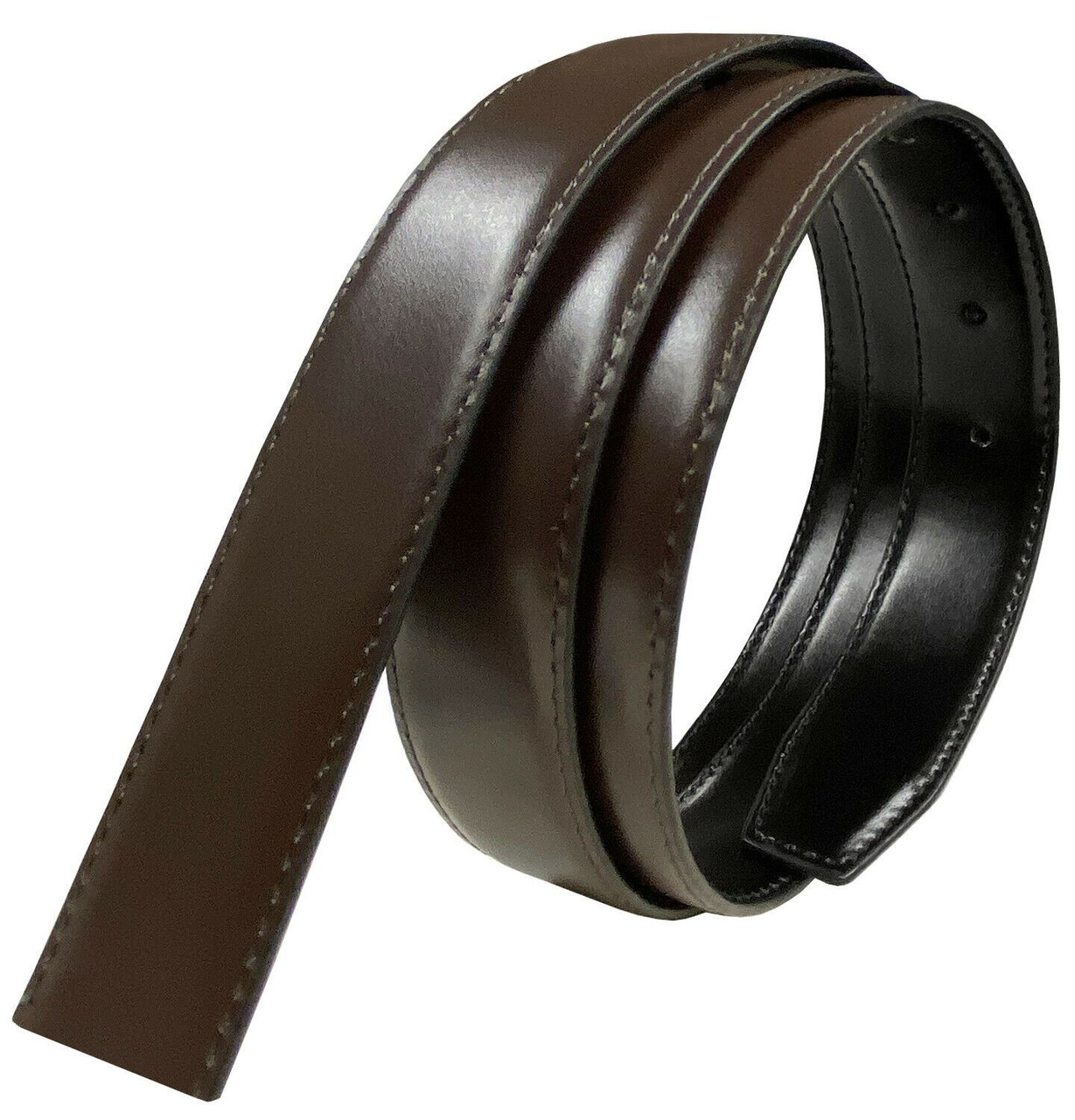 Sophos 30MM REVERSIBLE LEATHER BELT WITH NICKLE BUCKLE IN WAIST SIZE 32 TO  56 : : Fashion