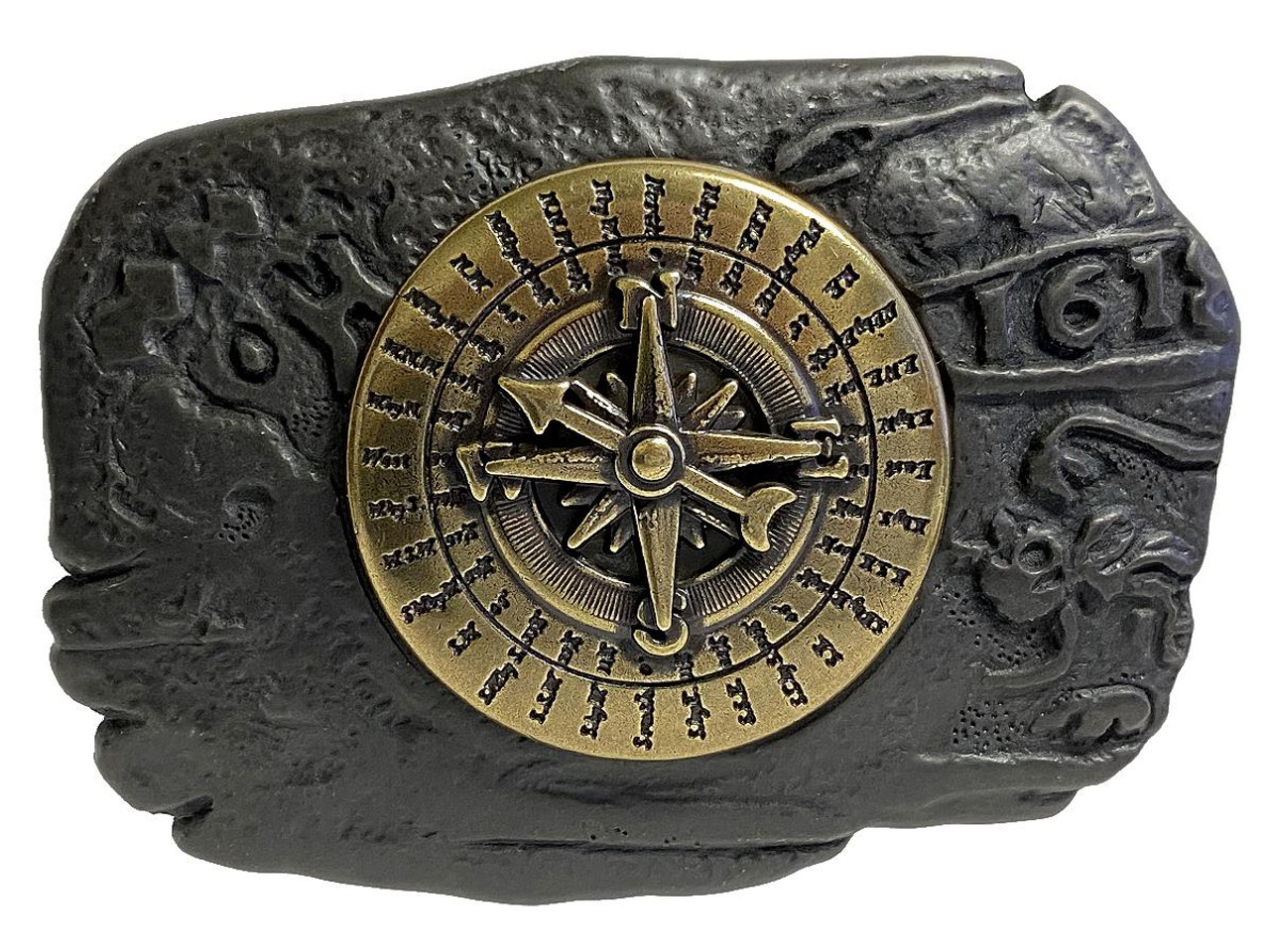 compass belt buckle