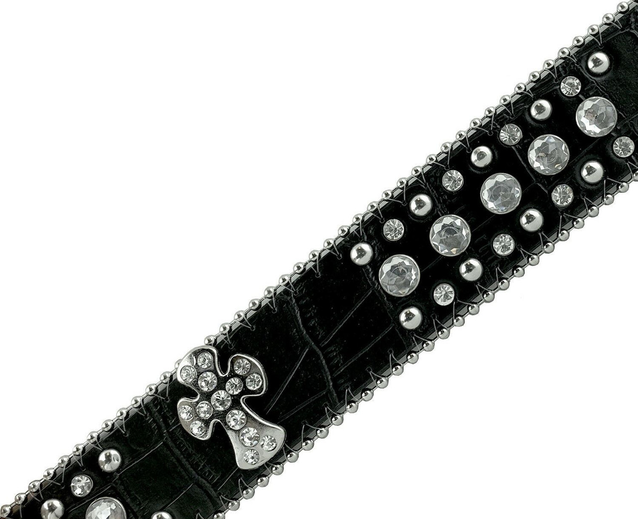 50121 Rhinestone Belt Fashion Western Bling Crystal Genuine