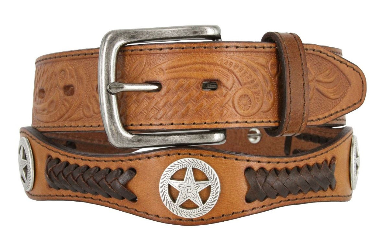 Set of 6 Western Star Conchos--Screw Back – Miller's Leather Shop