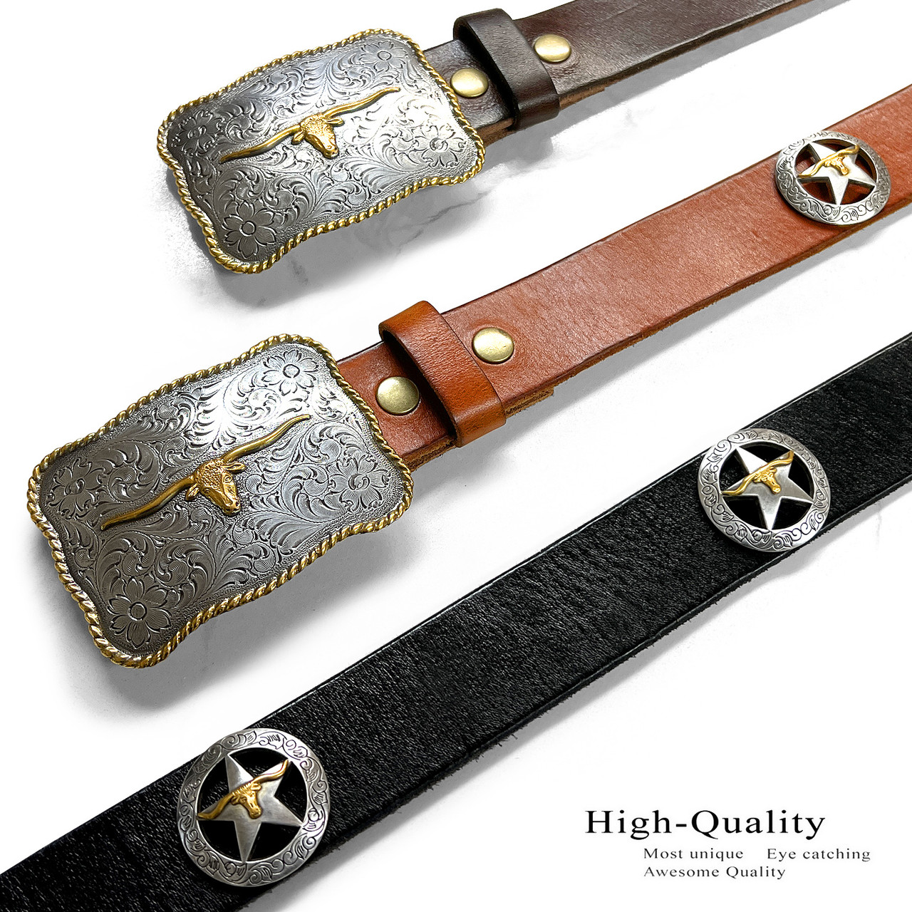 小物 visvim CONCHO BELT W 12MM LT.BROWN VISVIM ビズビム 0323203003005 CONCHO BELT W 12MM コンチョ