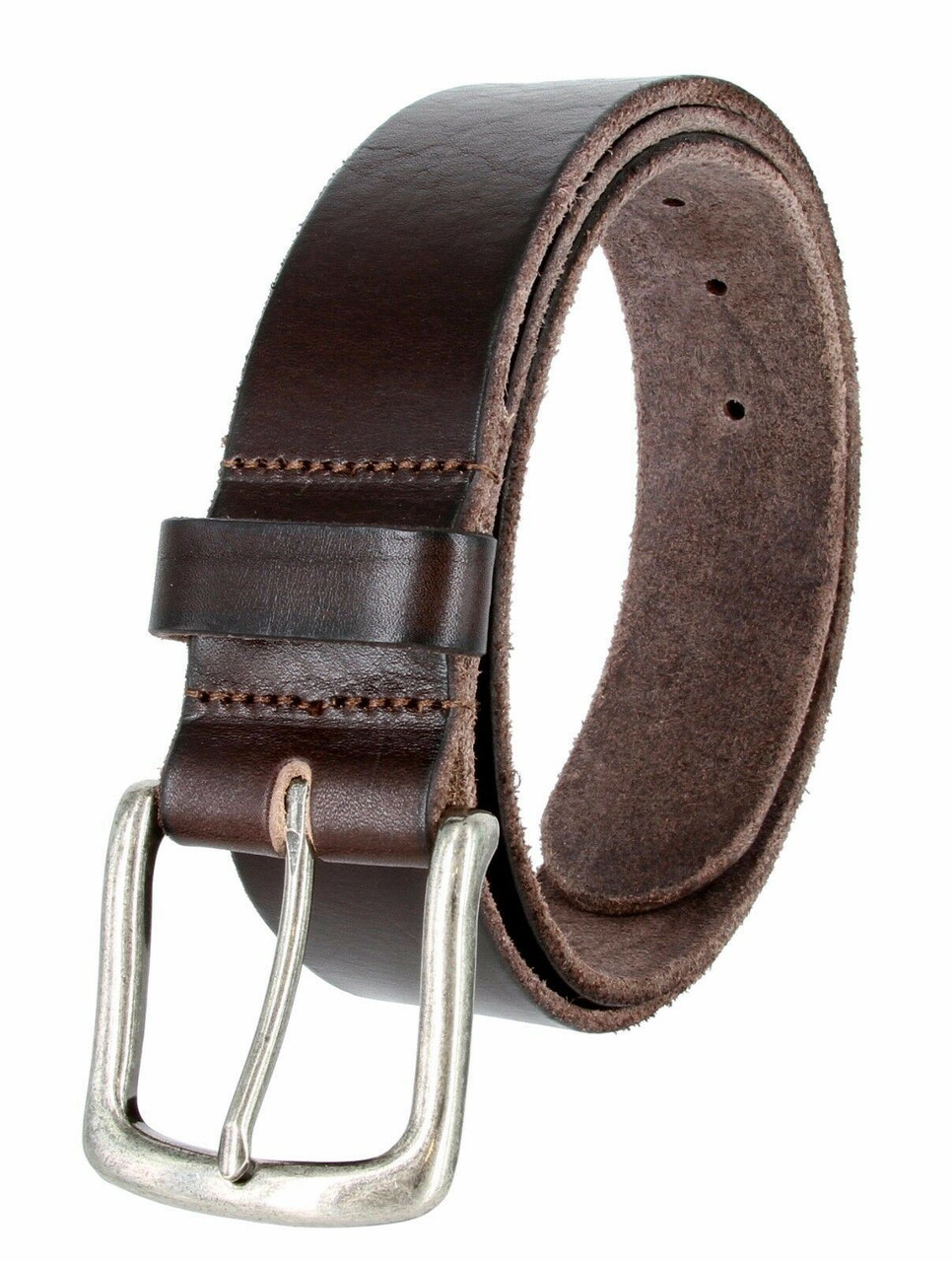 CX160 Antique Classic Buckle Genuine Full Grain Leather Casual Jean ...