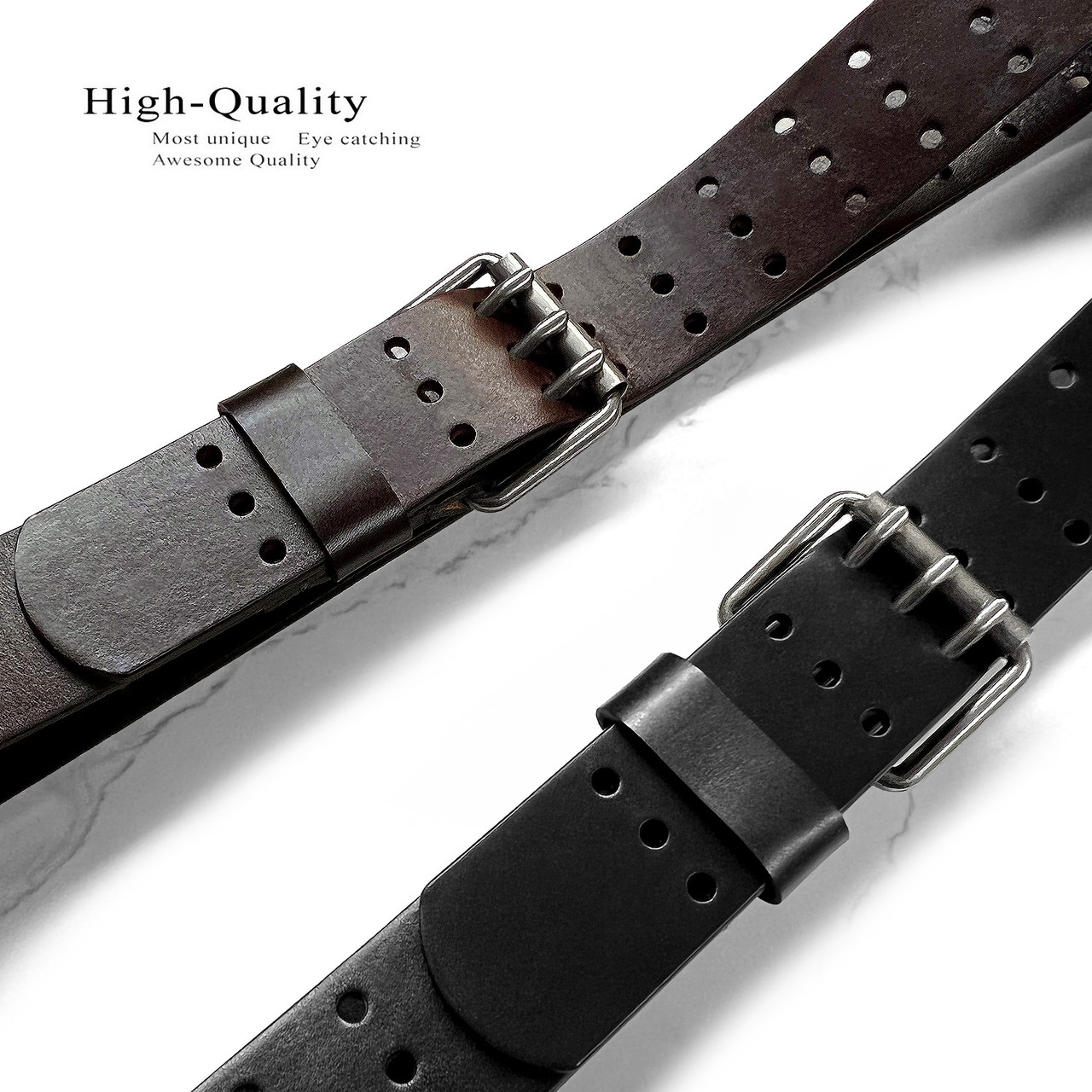 3 Pieces Women\'s PU Leather Belts Skinny Casual Jean Belt with Metal Buckle Form INSPIRE CHIC Womens Leather Belt for Jeans Dress Pants  main image 2