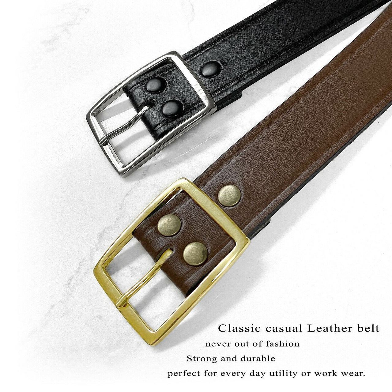 Premium Leather Belts 1 3/4 ” wide - Log Cabin Leather by Jan