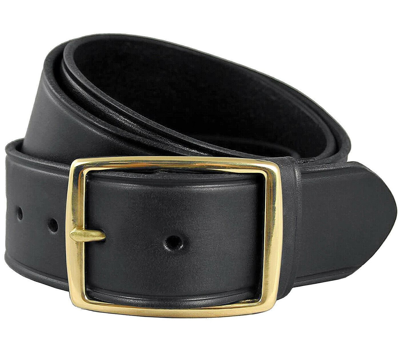 Heavy Duty Uniform Work Belt Genuine Full Grain Leather Belt 1-3/4