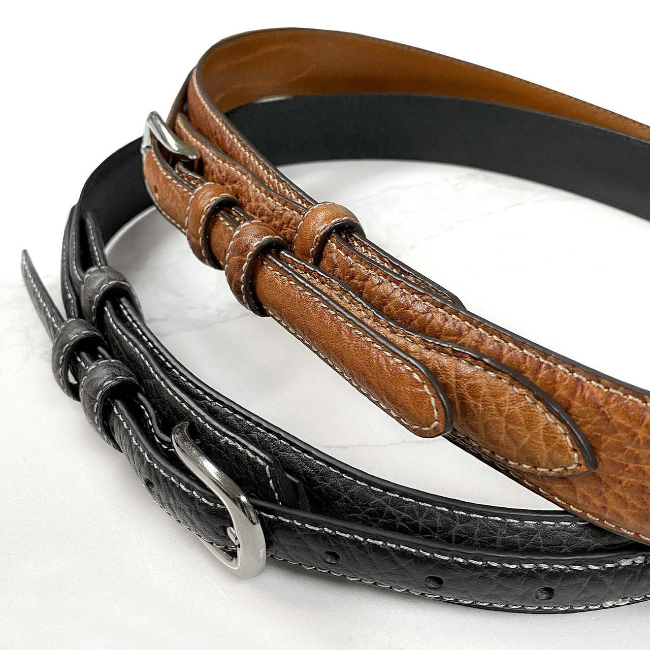 Western Ranger Belt Genuine Leather Ranger Belt 1-3/8