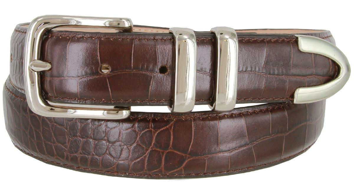 Knox's Genuine Full-Grain Cowhide Leather Designer Golf Dress Belt