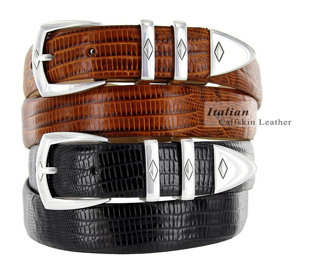 Canyon Italian Calfskin Genuine Leather Designer Golf Dress Belt 1