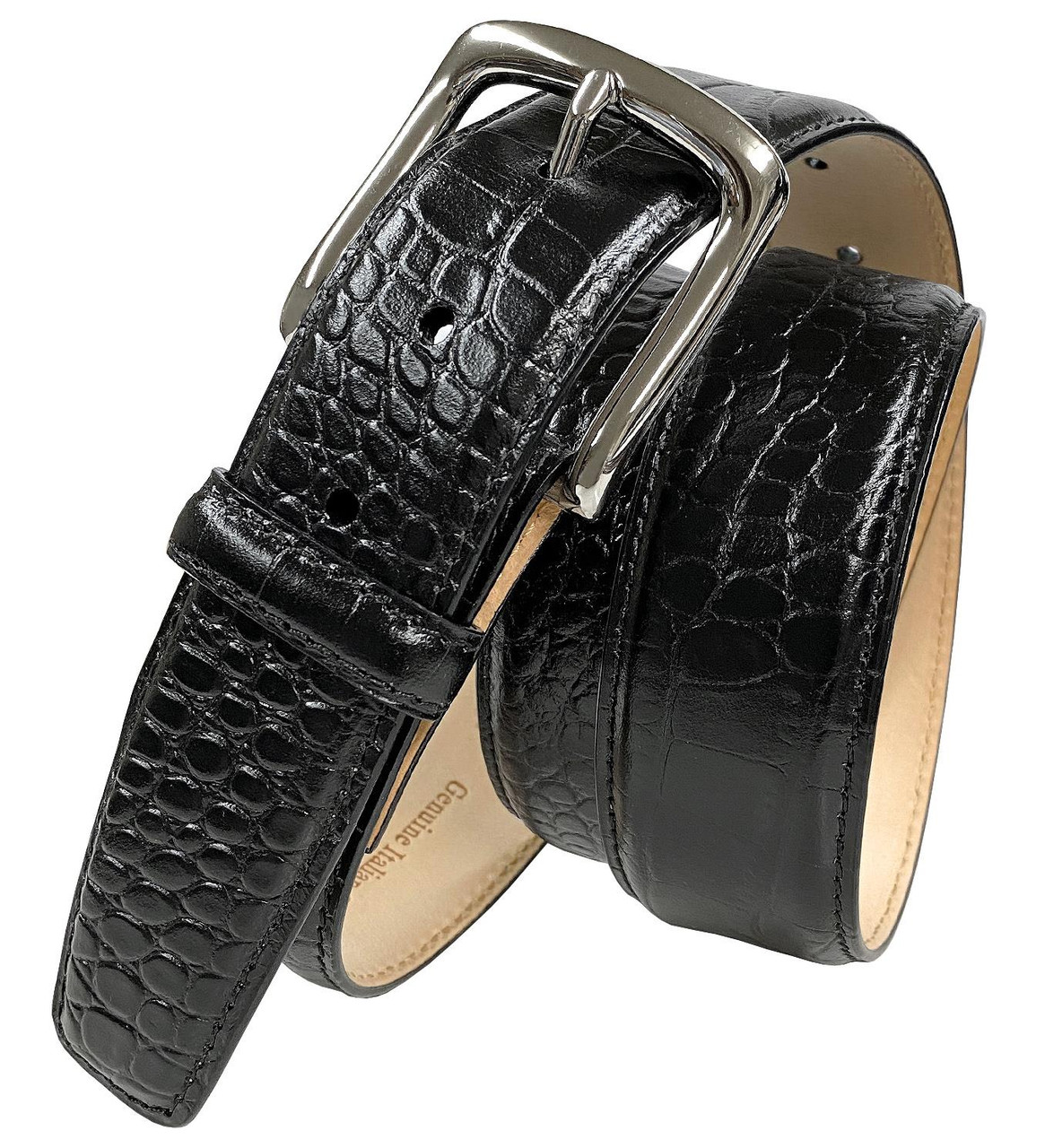 Valley View Classic Buckle Genuine Full-Grain Cowhide Leather