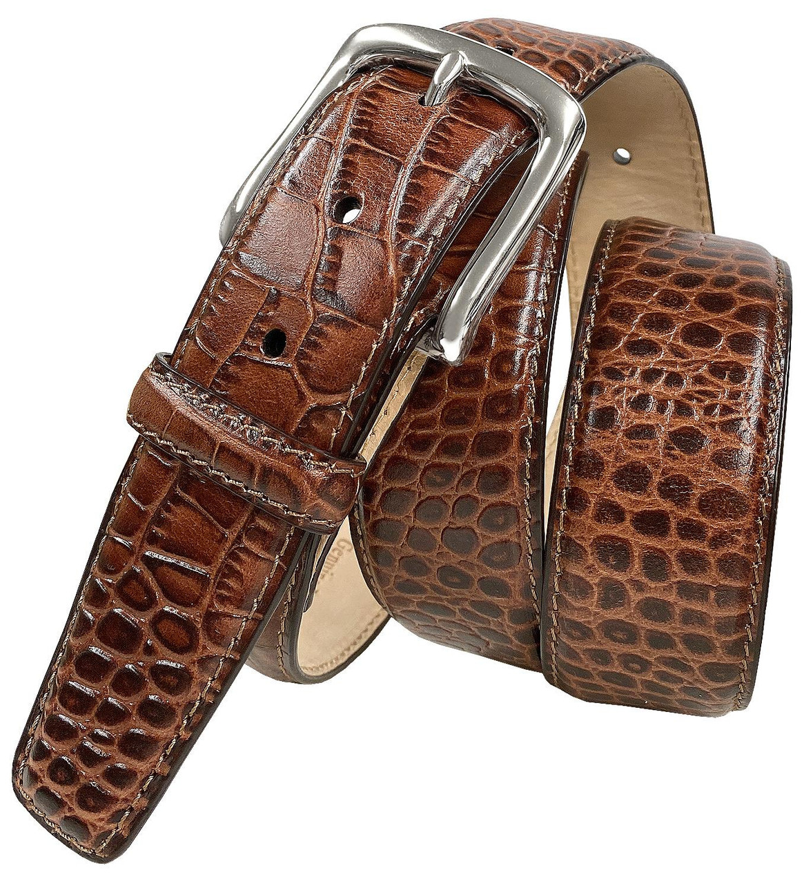 Valley View Classic Buckle Genuine Full-Grain Cowhide Leather