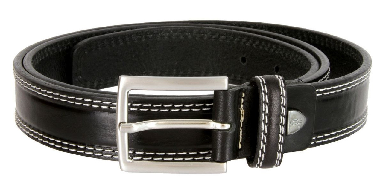 S074-30 Made in Italy Belts Genuine Leather Casual Dress Belt 1-1