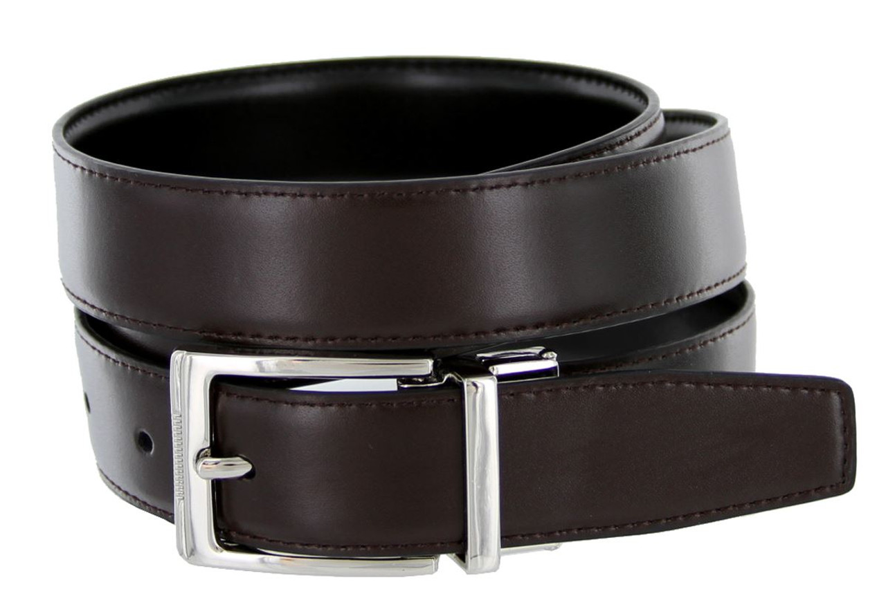 4010R-NP-RB30 Reversible Belt Genuine Leather Dress Casual Belt 1