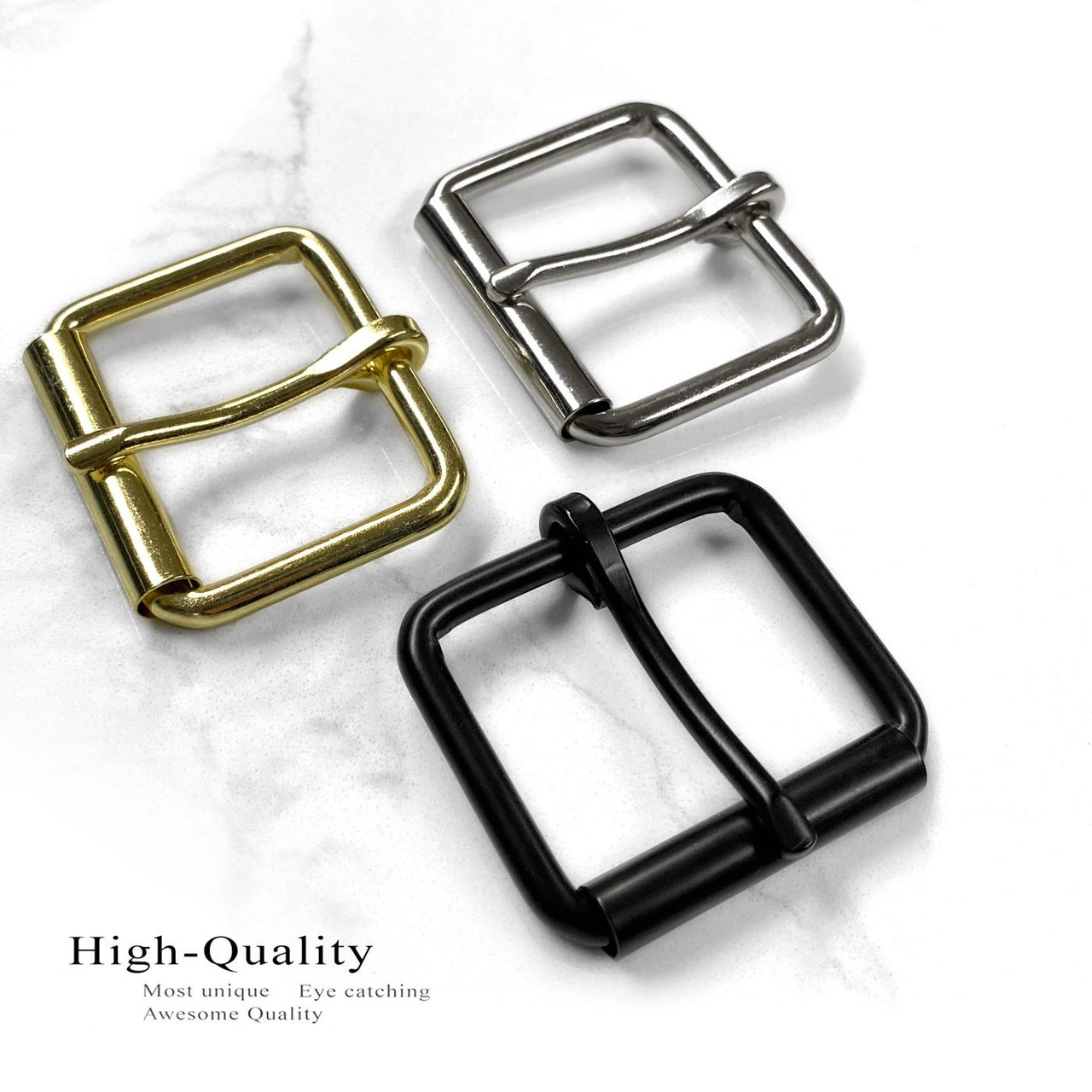 Replacement Roller Buckle Classic Casual Metal Belt Buckle fits 1-1/2  (38mm) Belt