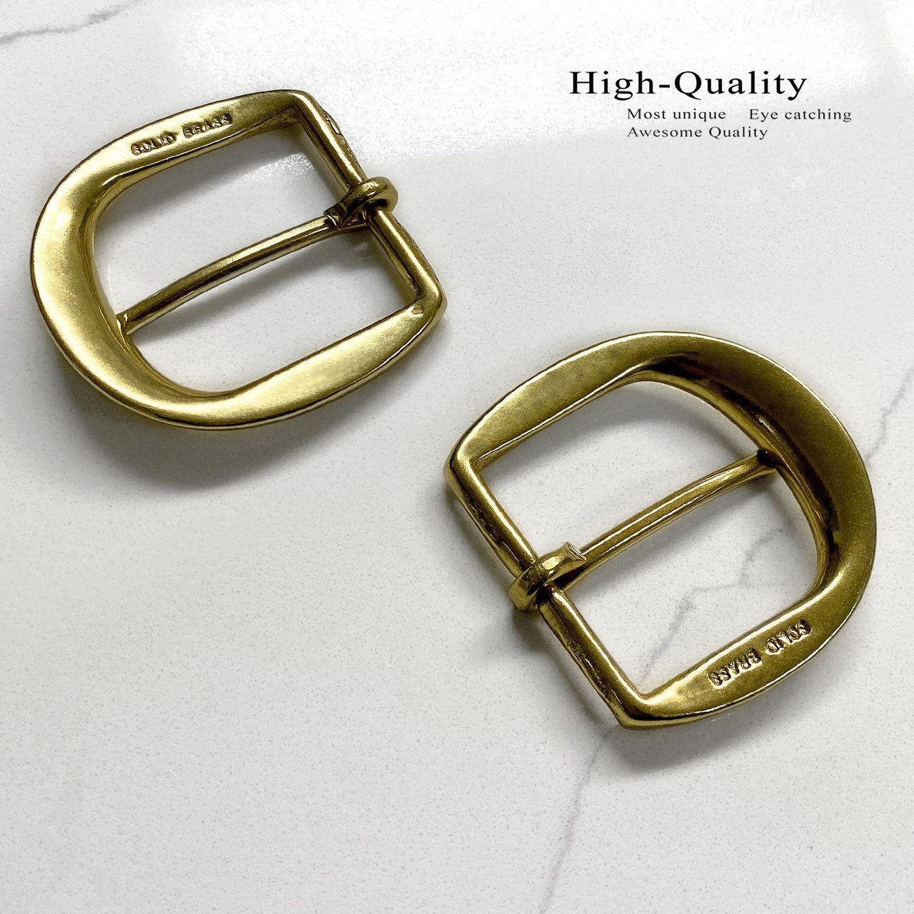 CX151-BOC Solid Brass Belt Buckle Fits 1-1/2