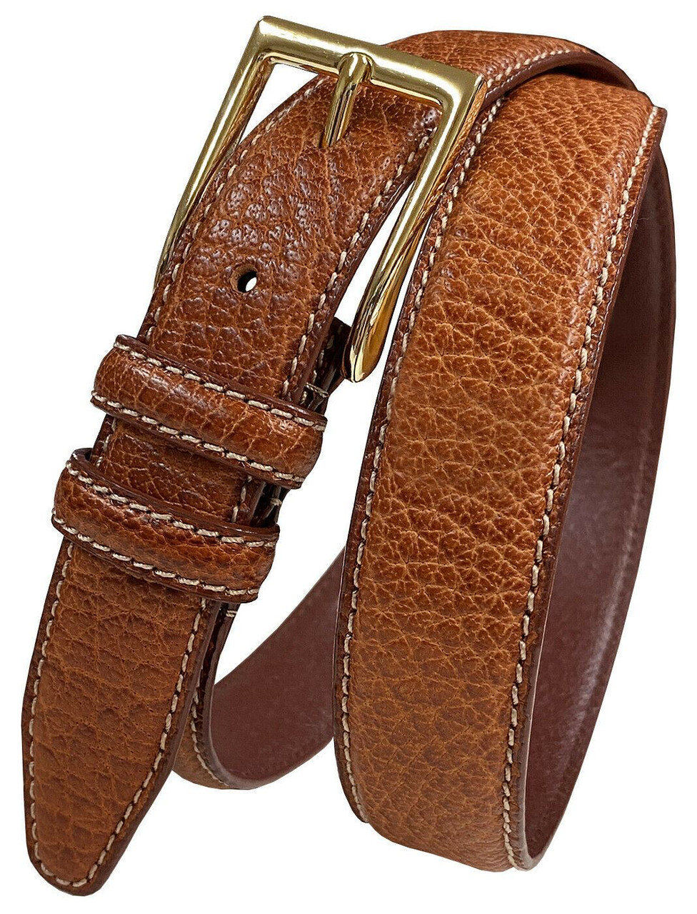 Men's Belt Genuine Leather Casual Dress Belt 1-1/8(30mm) Wide - Belts.com