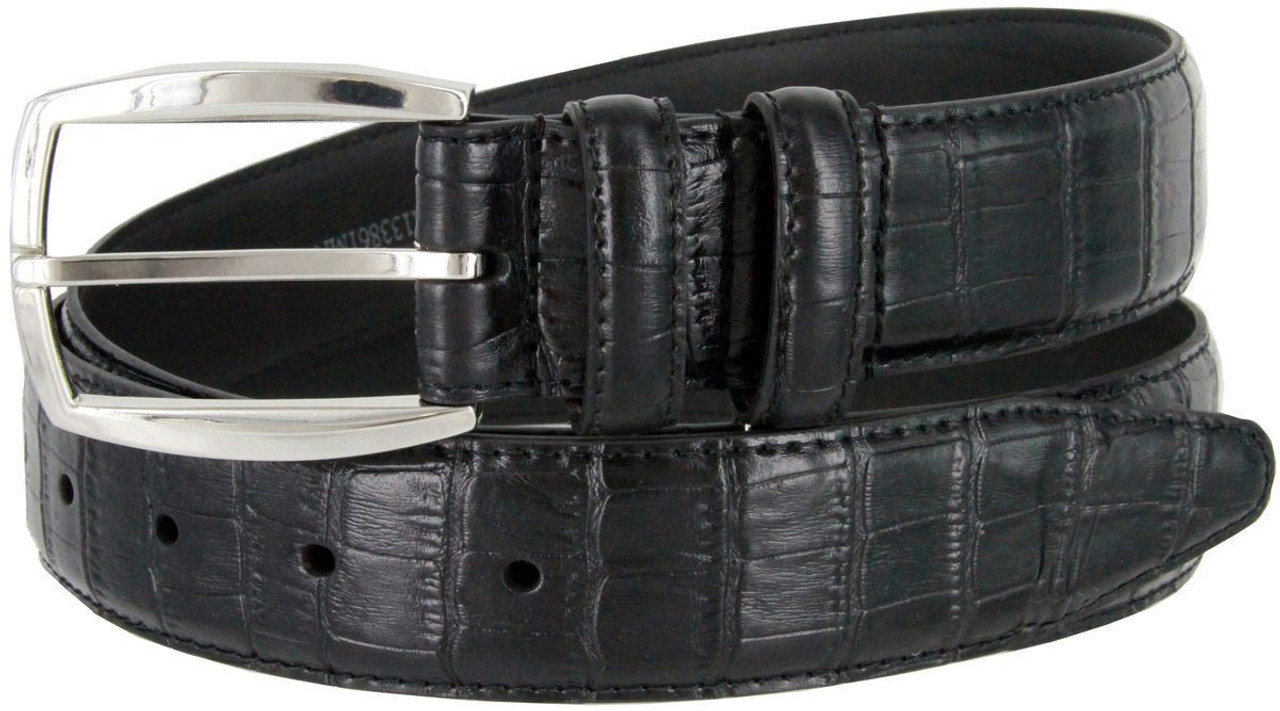 Milano Belt - 30mm - Croc-Embossed Leather – Officina del Poggio