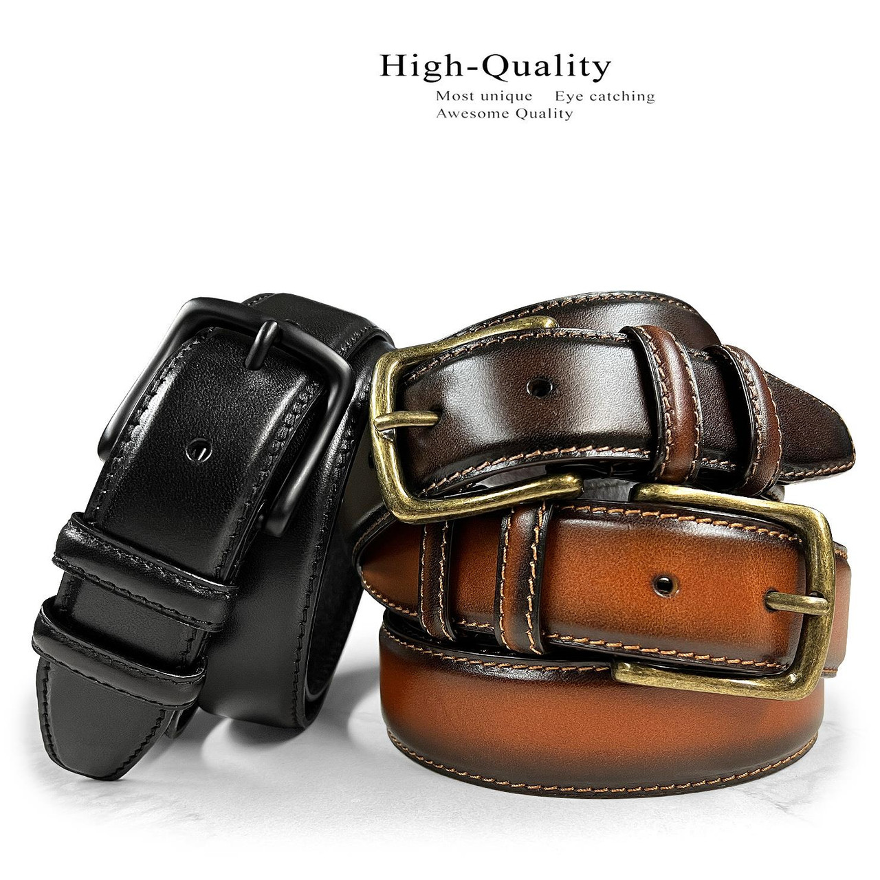 Buy WEAR MADO Kilo Men's Casual & Formal Genuine Leather Belt Brown(Size  28-44 Cut to fit men's Belt) at