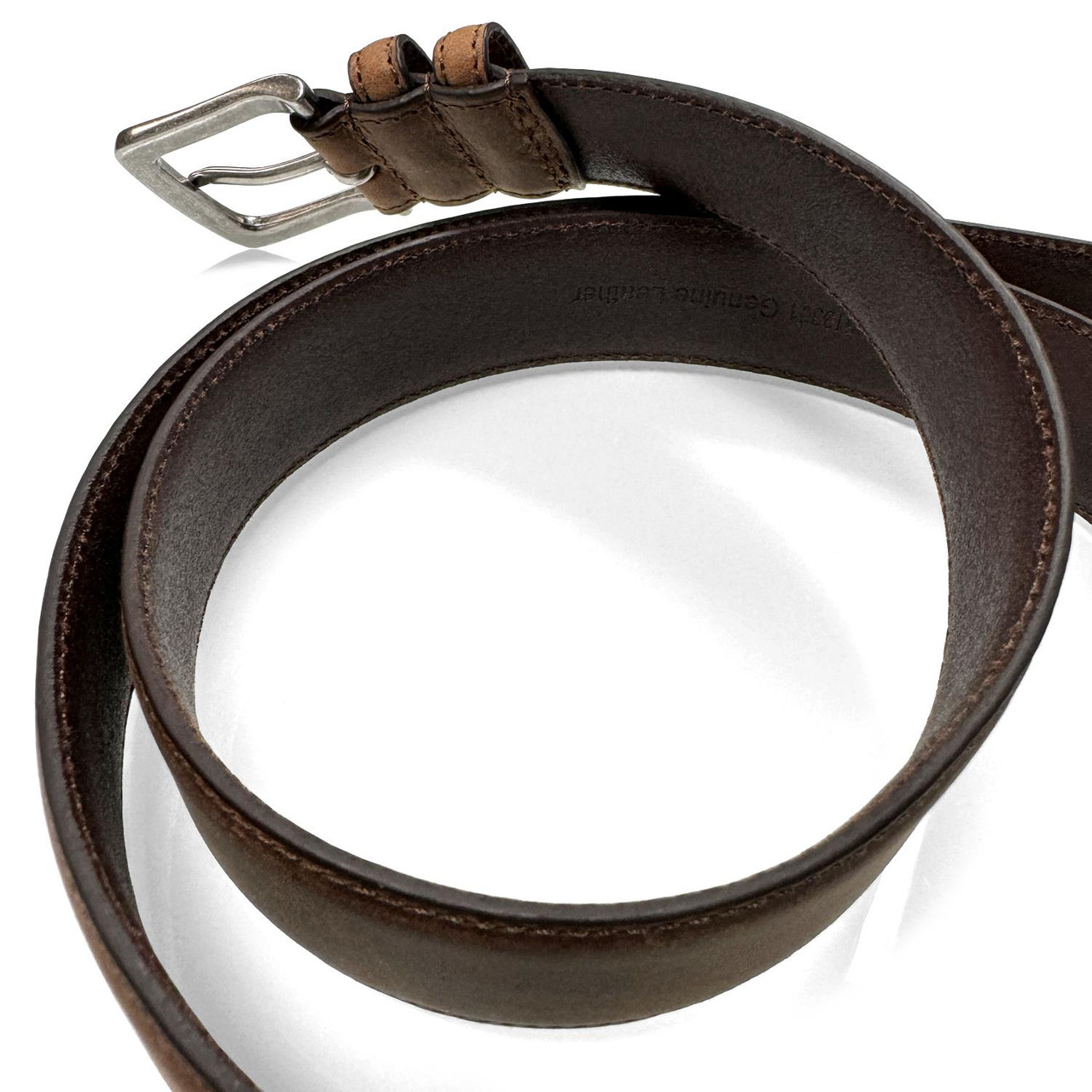 Men's Belt Crazy Horse Genuine Leather Casual Jean Belt 1-3/8