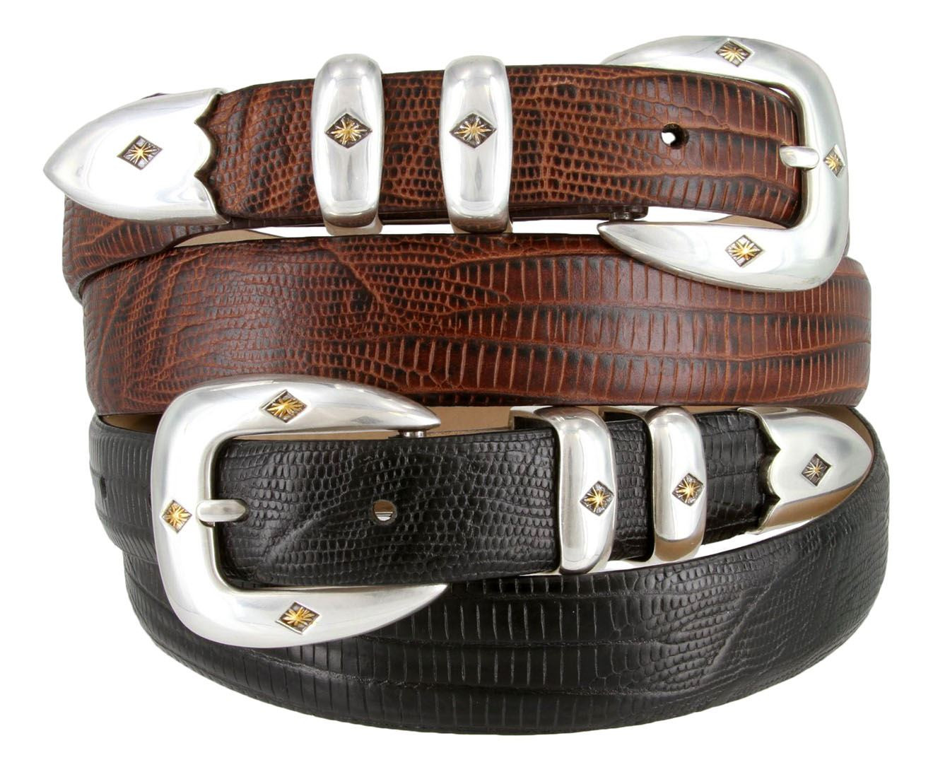 Alexander Men's Belt Italian Calfskin Genuine Leather Designer Dress