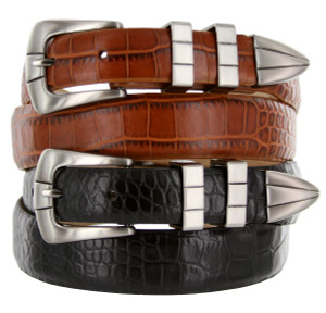California Genuine Full-Grain Cowhide Leather Designer Golf Dress Belt