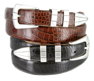 Vince Men's Genuine Full-Grain Cowhide Leather Designer Dress Belt