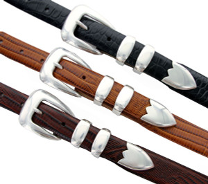 Zephyr Genuine Full-Grain Cowhide Leather Designer Golf Dress Belt