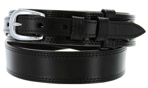 Genuine Full Grain One Piece  Leather Smooth Western Ranger Belt
