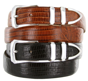 Vin's Genuine Full-Grain Cowhide Leather Designer Golf Dress Belt 1-1/8"(30mm) Wide