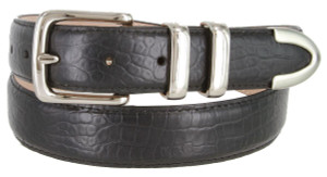 Knox’s Genuine Full-Grain Cowhide Leather Designer Golf Dress Belt 1-1/4"(32mm) Wide
