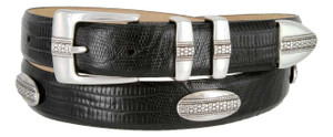Scarsdale Classic Genuine Full-Grain Cowhide Leather Designer Dress Golf Conchos Belt 1-1/8"(30mm) Wide