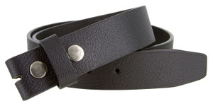 BS1600 Genuine Full Grain Vintage Leather Belt Strap with Snaps on 1-1/2"(38mm) wide