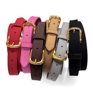 Women's Dress Belt Casual Jean Belt Suede Leather Belt 1"(25mm) Wide