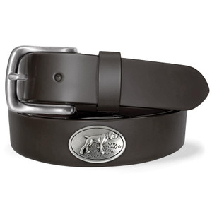 Barlow Hunting Dog Genuine Full Grain Leather Casual Dress Belt 1-1/4"(32mm) Wide