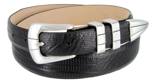 The Andrew Genuine Full-Grain Cowhide Leather Dress Belt – 1-1/8" Wide, Solid Pattern, Men's Regular Size